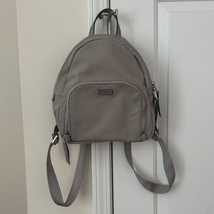 Kate Spade Gray Backpack with Adjustable Straps